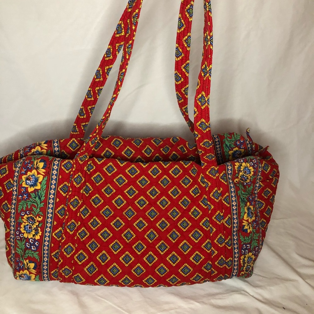 Vera Bradley large travel duffel bag